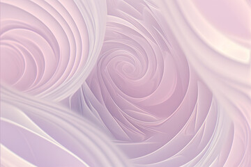 abstract pink background with circles and swirls, pale pastel colors in pink and mauve and salmon, gradient, very smooth and soft composition for backgrounds, texture, illustration, digital
