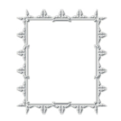 Frame, in the style of an ornament, Vector illustration eps 10, Art.	