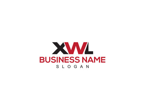 Three XWL x w l Letter Logo Design For Business Identity
