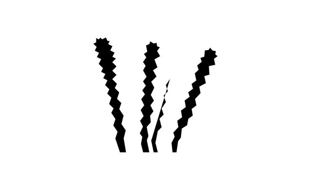 elodea densa glyph icon animation