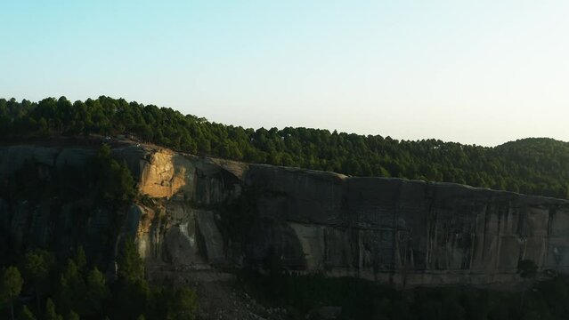 Aerial view of mountains at Panjpeer rocks Pakistan