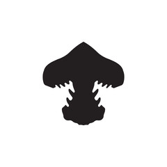 Tree icon. Simple style Merry Christmas poster background symbol. Tree brand logo design element. Tree t-shirt printing. Vector for sticker.