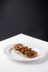 sandwich with vegetables and grilled cheese