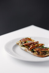 sandwich with vegetables and grilled cheese