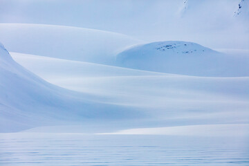 white waves, Spitzbergen, Svalbard