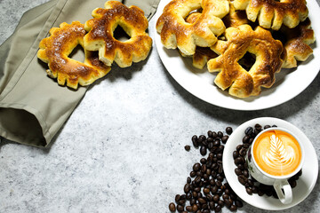 homemade algerian cookies ring named 