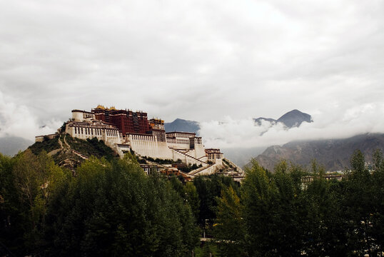 Built in the 17th century, the Potala Palace is an architectural landmark and former home of the exiled Dalai Lama and Tibetan g