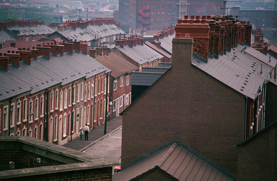 Belfast houses, Belfast, Northern Ireland, United Kingdom.