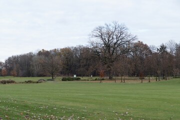 czech countryside landscape in autumn