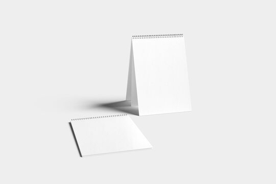 A6 Spiral Notebook Blank Mockup