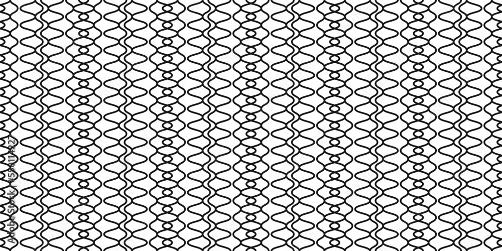 Poster Mesh patterned seamless. Print and stylish interior design. Seamless vector decor pattern.