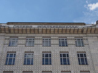 Austrian postal savings bank building in Vienna