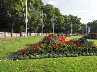 Victoria memorial garden in London