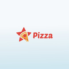 Smart Pizza vector logo design
