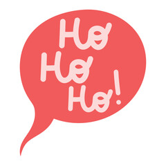 christmas speech bubble