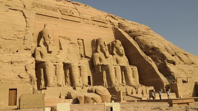 The Great Temple of Ramses II, Abu Simbel, Aswan, Egypt