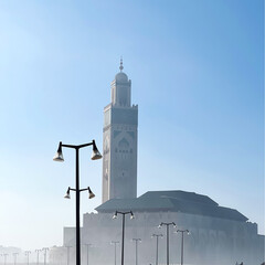 Mosqu&eacute;e Hasan II &agrave; Casablanca, Maroc
