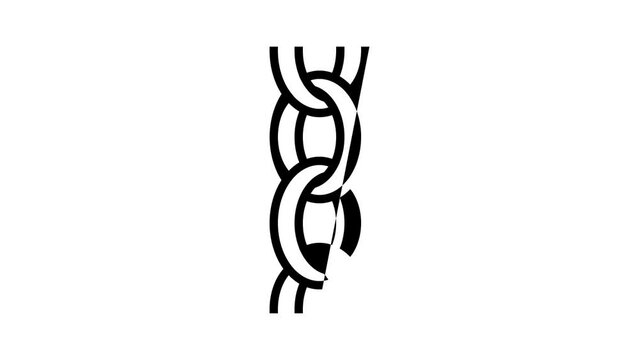 belcher rolo chain line icon animation