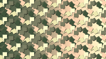 Vegetables palette colored geometrical shape pattern background with decorative ornamental bright illustrations / Desktop, wallpaper, texture, decoration