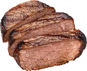 Foto op Canvas Sliced beef steak isolated © xamtiw