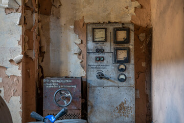 Old epic legendary historic brick abandoned power plant in Silesia, Poland