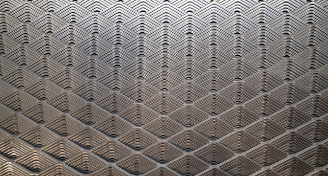 grille ajour&eacute;e en m&eacute;tal fond graphique