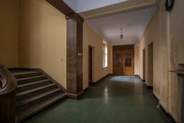 Old epic legendary historic brick abandoned power plant in Silesia, Poland