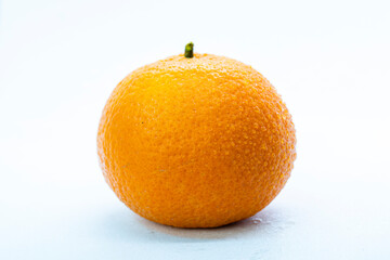 Orange isolated in white background.