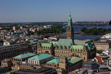 city hall of Hamburg