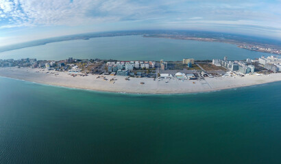 Aerial landscape of the Mamaia resort - Romania