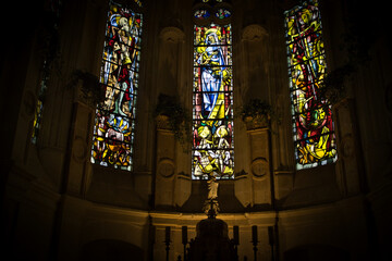 stained glass window