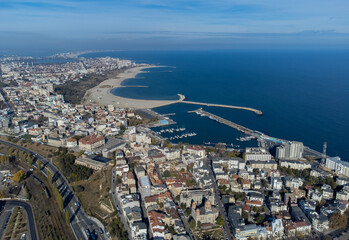 Aerial view of Constanta city - Romania