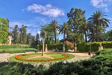park in the center of Seville