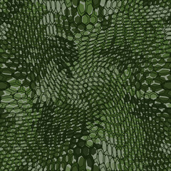 Military camouflage hexagonal netting seamless vector pattern background