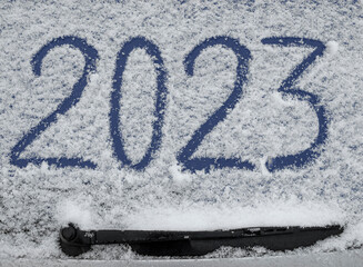 Drawing in the snow © Halytskyi Olexandr