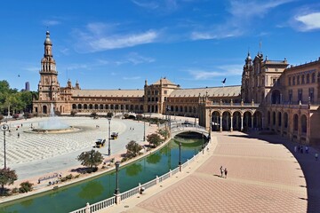 Obraz premium general view of Plaza de Espana