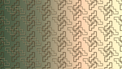 Fototapeta premium geometrical shape pattern background with decorative ornamental bright illustrations / Desktop, wallpaper, texture, decoration