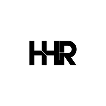 hhr letter initial monogram logo design