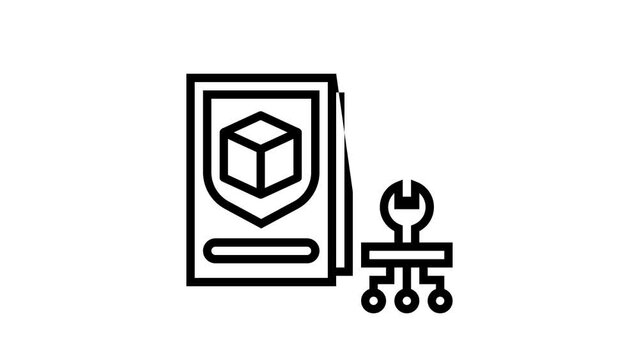 prototype development and improvement line icon animation