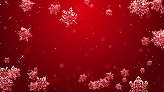 Christmas Greeting Text Animation 4K Background