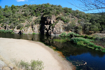 Il fiume Coghinas vicino alle Terme di Casteldoria