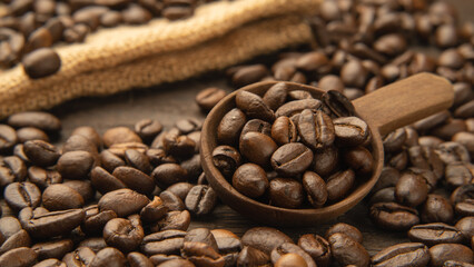 沢山のコーヒー豆