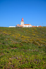 Fototapeta na wymiar Westernmost Point of Continental Europe Cabo da Roca, Lisbon area, Portugal
