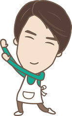 Cartoon cute character.