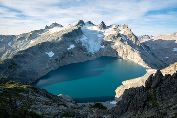 Mount Daniel and Pea Soup Lake