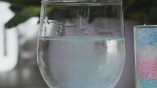 Himalayan salt dissolved in water