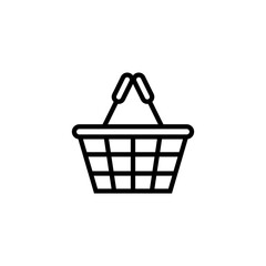shopping basket icon vector design templates