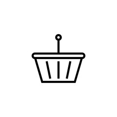 shopping basket icon vector design templates