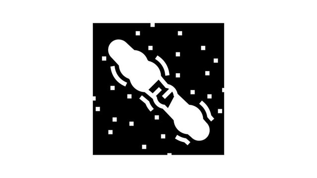 keloid scar glyph icon animation