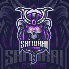 Esport logo samurai for your professional team